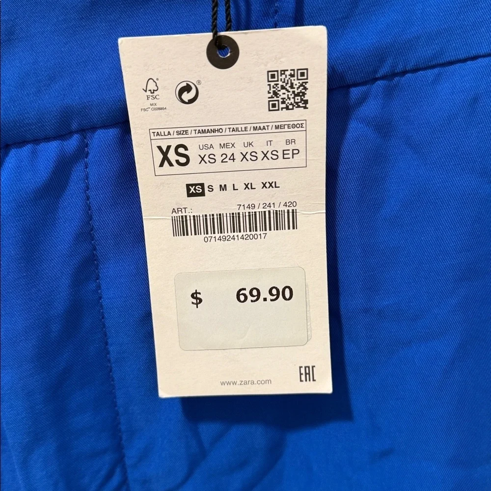 Zara Blue Trousers - Picture 2 of 10